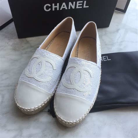 white espadrilles chanel|where to buy chanel espadrilles.